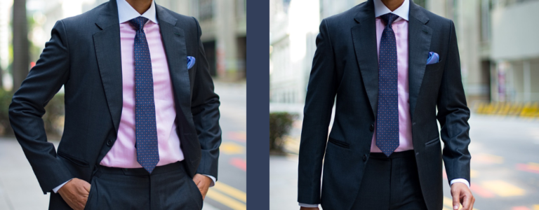 The Charcoal Suit and Light Pink Shirt Combination